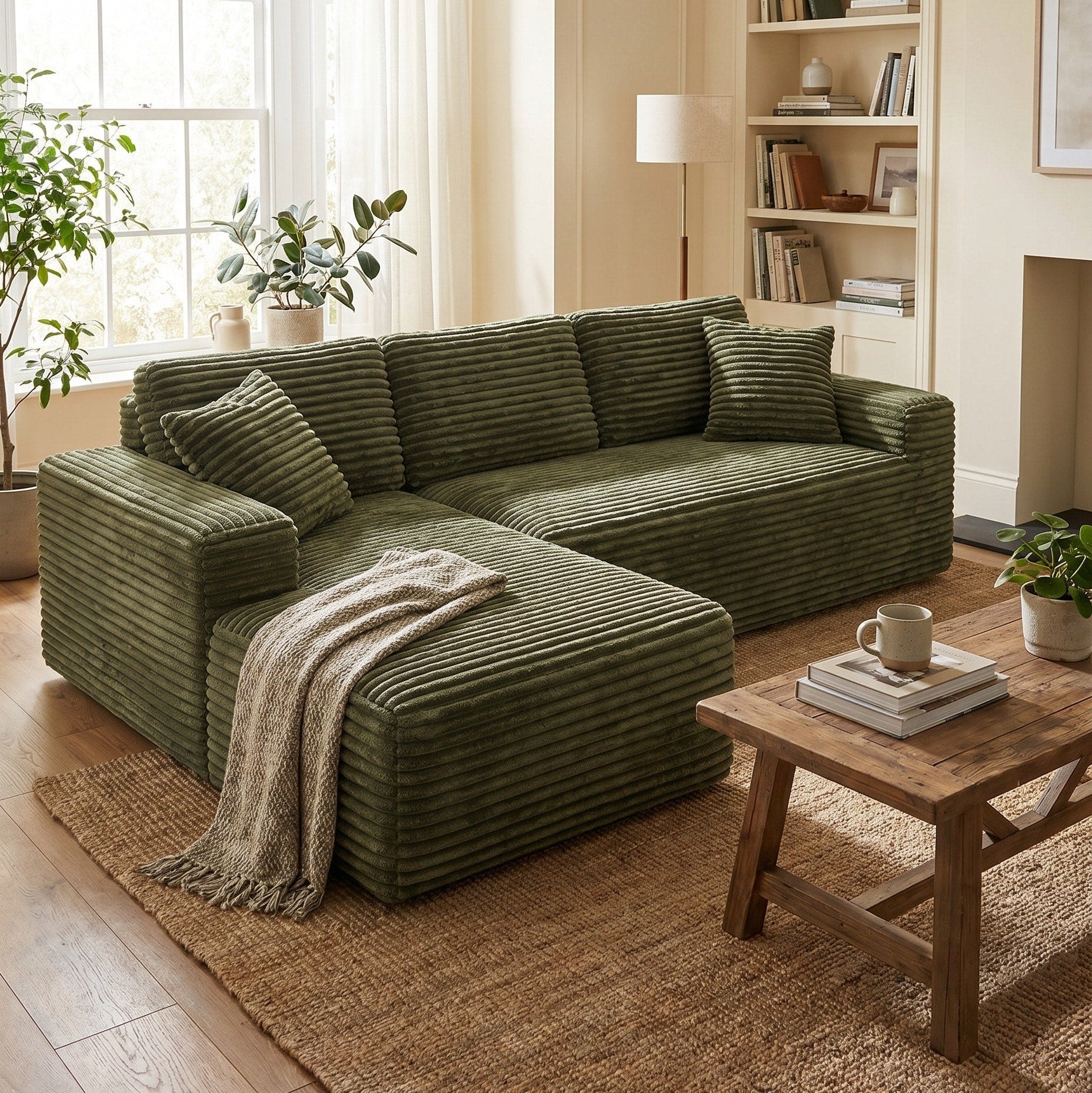The Meridius - Sofa with Chaise Lounge